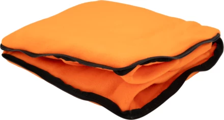 Koc z polaru/poduszka 2w1 RADCLIFF - pomarańczowy - (NEG-2775-10)