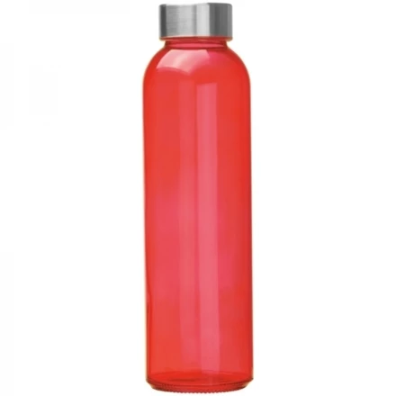 Butelka szklana INDIANAPOLIS 550 ml - czerwony - (NEG-1394-05)