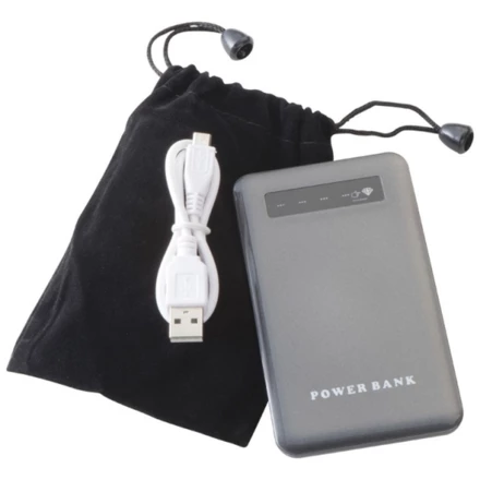 Power bank 4000 mAh KINGSVILLE - szary - (NEG-3514-07)