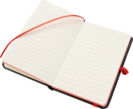 Notes A6 w linie ROSTOCK - czerwony - (NEG-3411-05)