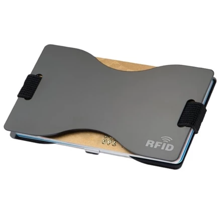 Etui na karty z ochroną RFID GLADSTONE - czarny - (NEG-0417-03)