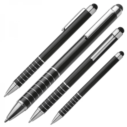 Długopis metalowy touch pen LUEBO - czarny - (NEG-0418-03)
