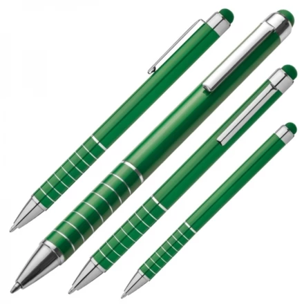Długopis metalowy touch pen LUEBO - zielony - (NEG-0418-09)