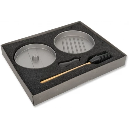 Forma do burgerów z pędzlem TEXAS - czarny - (NEG-0580-03)