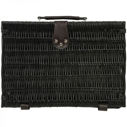 Kosz piknikowy dla 2 osób RIVA DEL GARDA - czarny - (NEG-0858-03)