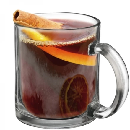 Kubek szklany LIMERICK 300 ml - przeźroczysty - (NEG-3331-66)