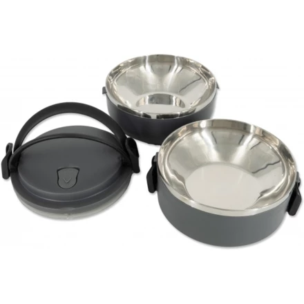 Lunch box HOME - ciemnoszary - (NEG-0931-77)