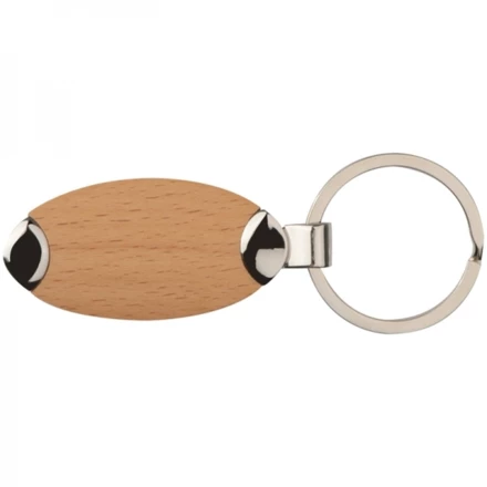Brelok drewniany BALTRUM - brązowy - (NEG-1489-01)