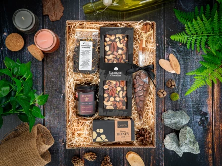 Zestaw prezentowy Korzenna rozkosz - beżowy - (NEG-ZS0633-13)