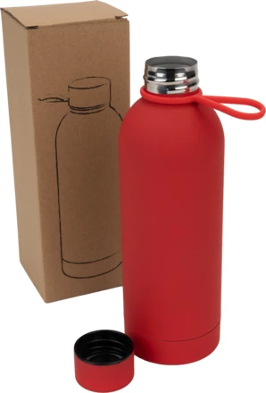 Butelka stalowa soft touch OSTRAVA 800 ml - czerwony - (NEG-4968-05)