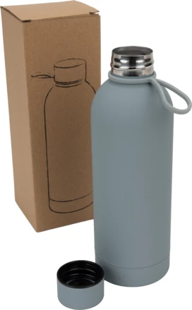 Butelka stalowa soft touch OSTRAVA 800 ml - szary - (NEG-4968-07)