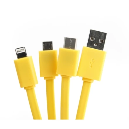 Kabel w indywidualnym kształcie 3w1 - wielokolorowy - (NEG-EG0424-00)