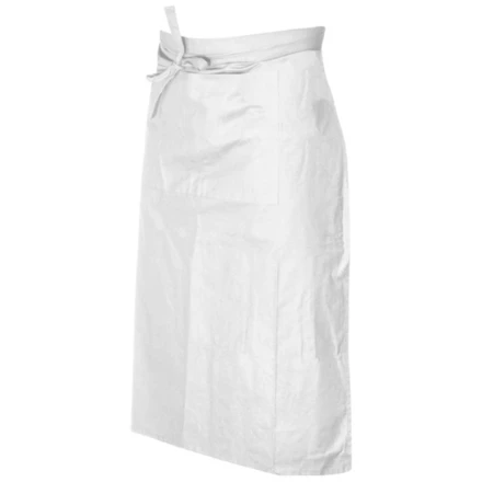 Cotton apron MJOLDEN - white - (NEG-1383-06)