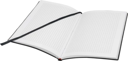 Notes A5 w kratkę DUBAI - czarny - (NEG-1439-03)