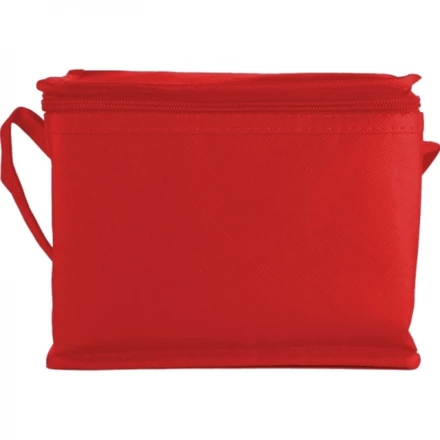 Torba termiczna non woven na 6 puszek 330 ml NIEBY - czerwony - (NEG-1542-05)