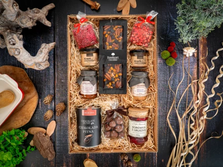 Zestaw prezentowy Wielka uczta smaków - beżowy - (NEG-ZS0634-13)