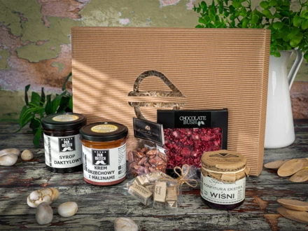 Zestaw prezentowy Owocowy raj - beżowy - (NEG-ZS0632-13)