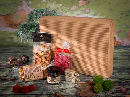 Zestaw prezentowy Słodka przygoda smaków - beżowy - (NEG-ZS0631-13)