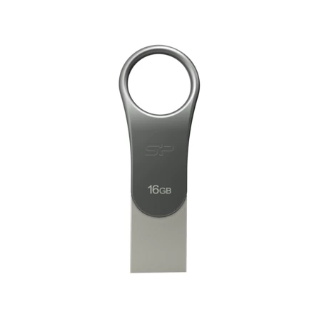 Pendrive z wejściem USB typu C Mobile C80, 16GB 3.2 Silicon Power - szary - (NEG-EG 8150-07 16GB)