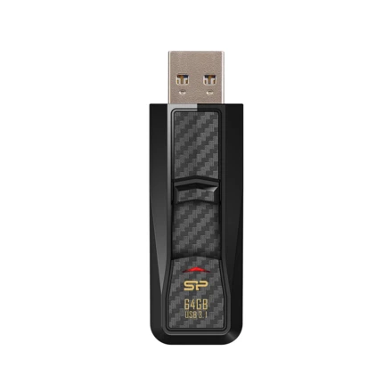 Pendrive Blaze B50, 64GB 3.0 Silicon Power - czarny - (NEG-EG 8133-03 64GB)