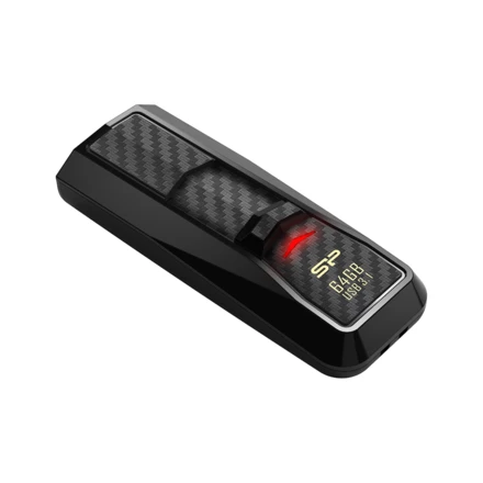 Pendrive Blaze B50, 64GB 3.0 Silicon Power - czarny - (NEG-EG 8133-03 64GB)
