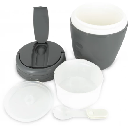 Lunch box 1000 ml MILANO - szary - (NEG-1521-07)