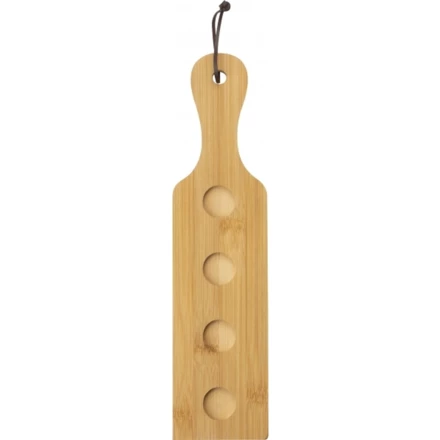 Zestaw 4 kieliszki 30 ml i podstawka KUFSTEIN - beżowy - (NEG-3228-13)