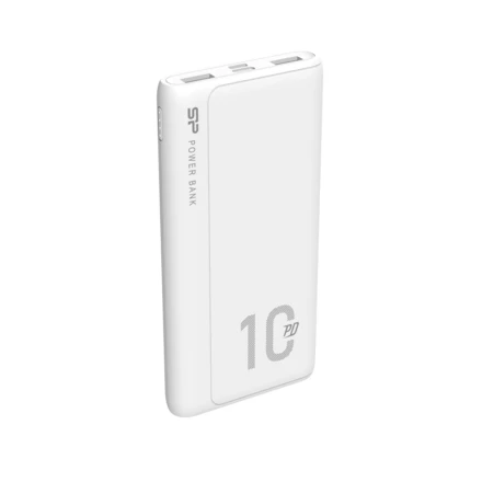 POWER BANK QP15 10000 MAH SILICON POWER - biały - (NEG-EG8331-06)