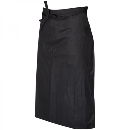 Cotton apron MJOLDEN - black - (NEG-1383-03)