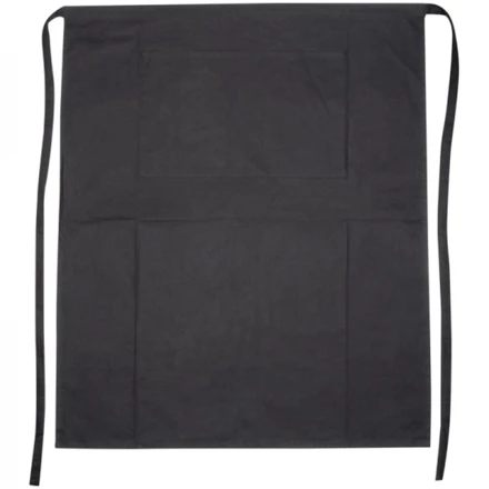 Cotton apron MJOLDEN - black - (NEG-1383-03)