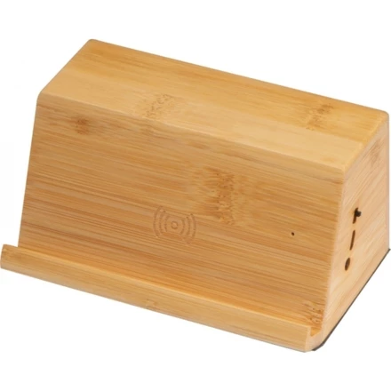 Głośnik z ładowarką indukcyjną NUREMBERG - beżowy - (NEG-3605-13)