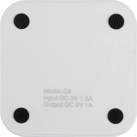Wireless charger LINCOLN - white - (NEG-3598-06)