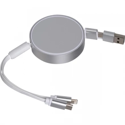 Kabel do ładowania OSTEND - szary - (NEG-4513-07)