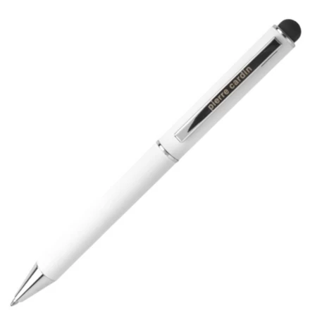Długopis metalowy touch pen soft touch CLAUDIE Pierre Cardin - biały - (NEG-B010200-0IP306)