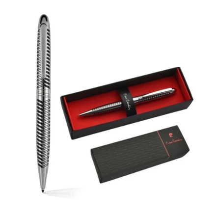 Długopis metalowy ELODIE Pierre Cardin - szary - (NEG-B0100300IP3-07)