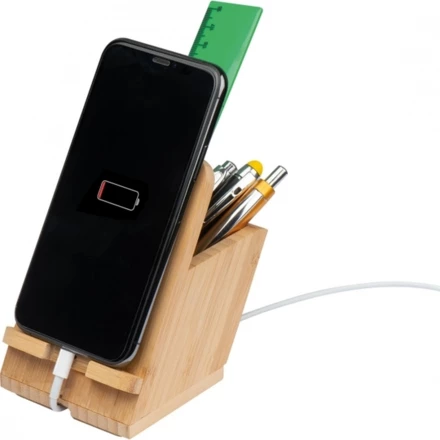 Stojak na telefon FREDERICTON - beżowy - (NEG-2377-13)