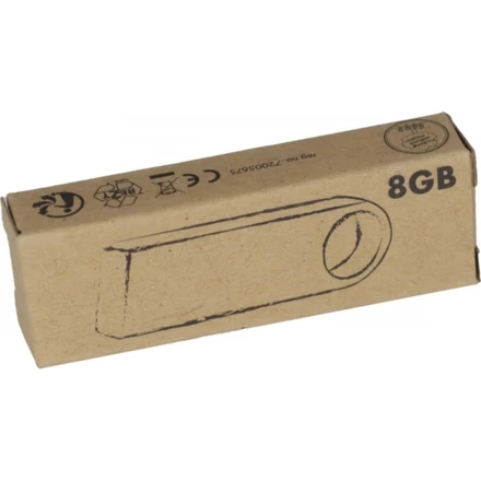 Pendrive Metal 8GB 2.0 LANDEN - grey - (NEG-0991-07)