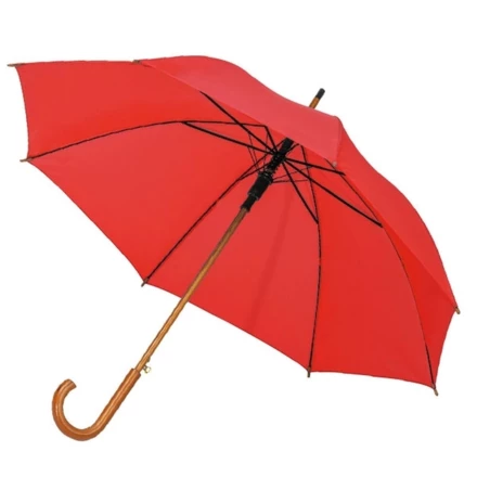 Automatic umbrella Ø105cm rPET HASSELT - red - (NEG-2436-05)