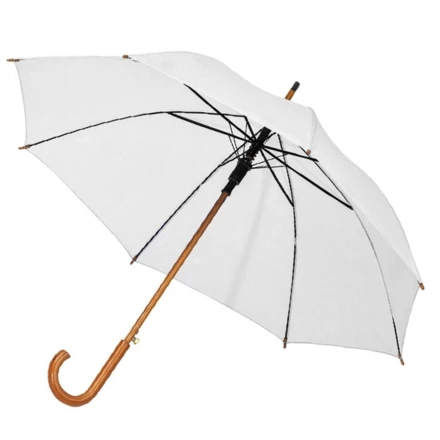 Automatic umbrella Ø105cm rPET HASSELT - white - (NEG-2436-06)