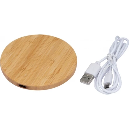 Ładowarka indukcyjna MONS - beżowy - (NEG-2457-13)