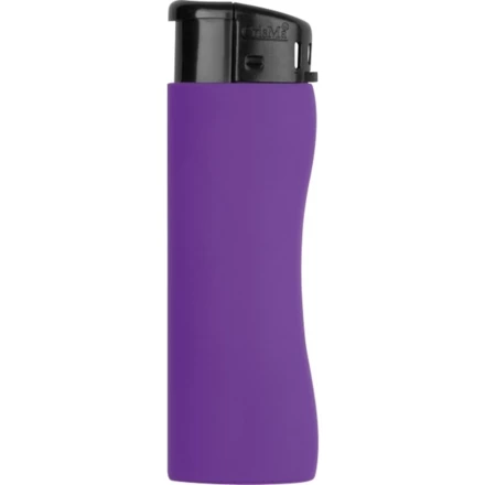 Zapalniczka soft touch MOUSCRON - fioletowy - (NEG-3777-12)