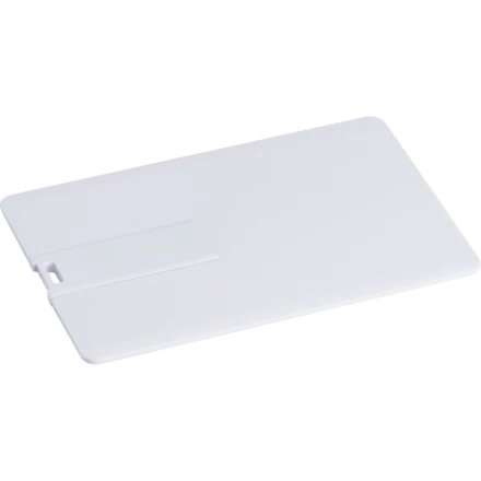 Pendrive plastikowy karta 8GB 2.0 SLOUGH - biały - (NEG-0336-06)