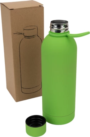 Butelka stalowa soft touch OSTRAVA 800 ml - jasnozielony - (NEG-4968-29)