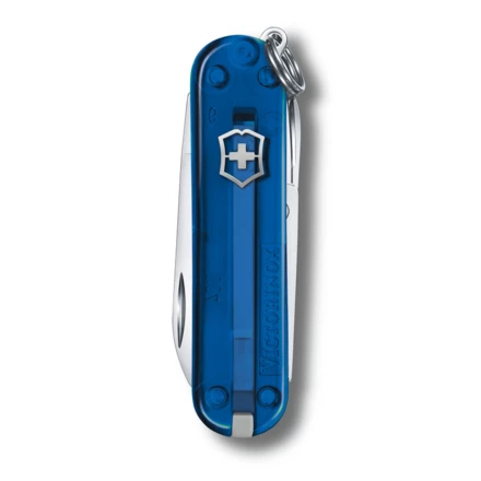 Scyzoryk Classic SD transparentny Victorinox - niebieski - (NEG-06223T-24G04)