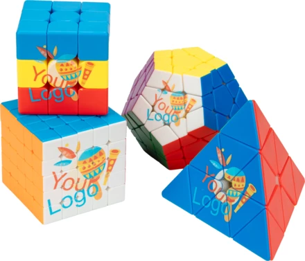 Kostka - układanka logiczna - wielokolorowy - (NEG-EG0611-mc)