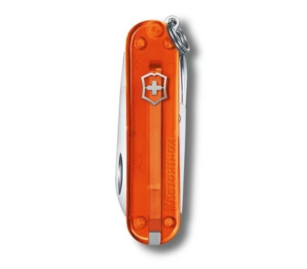 Pocket knife Classic SD transparent Victorinox - orange - (NEG-06223T-82G10)
