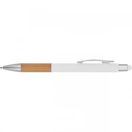 Długopis plastikowy touch pen TRIPOLI - biały - (NEG-2642-06)