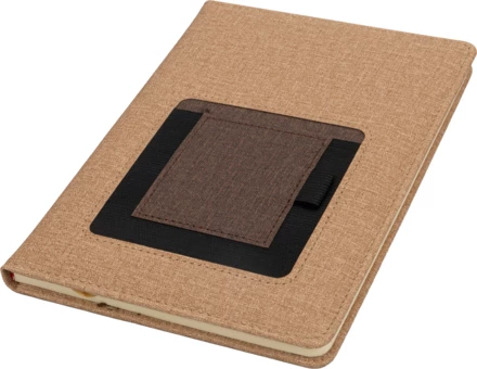 Notes A5 w kropki TILBURG - beżowy - (NEG-2681-13)