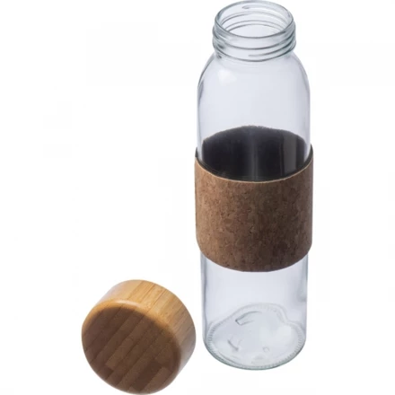 Butelka szklana 500 ml SKOPJE - przeźroczysty - (NEG-2783-66)