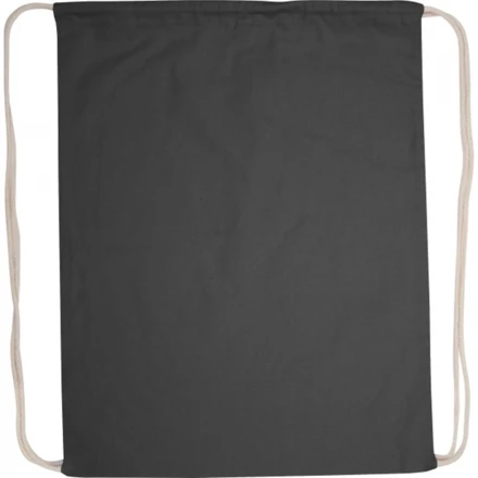 Cotton bag 140 g/m2 BUDAPEST - black - (NEG-0024-03)
